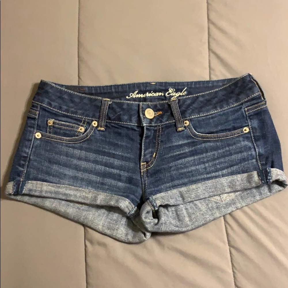 American Eagle Mid-Rise Denim Shorts - Size 4